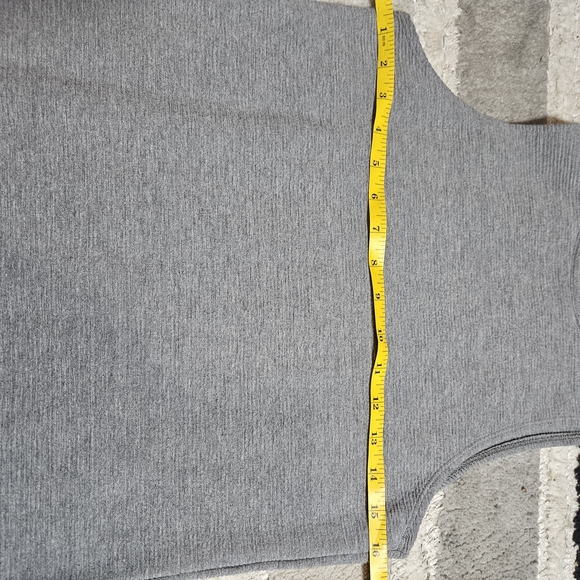 Gray Sleeveless Cowl Neck Dress - Picture 5 of 9